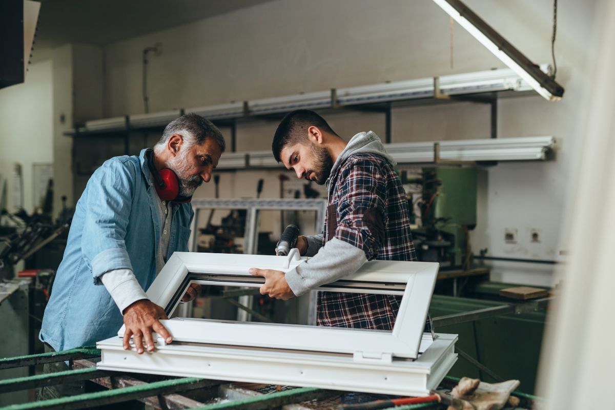 Fabrication d'une fenêtre en pvc sur mesure